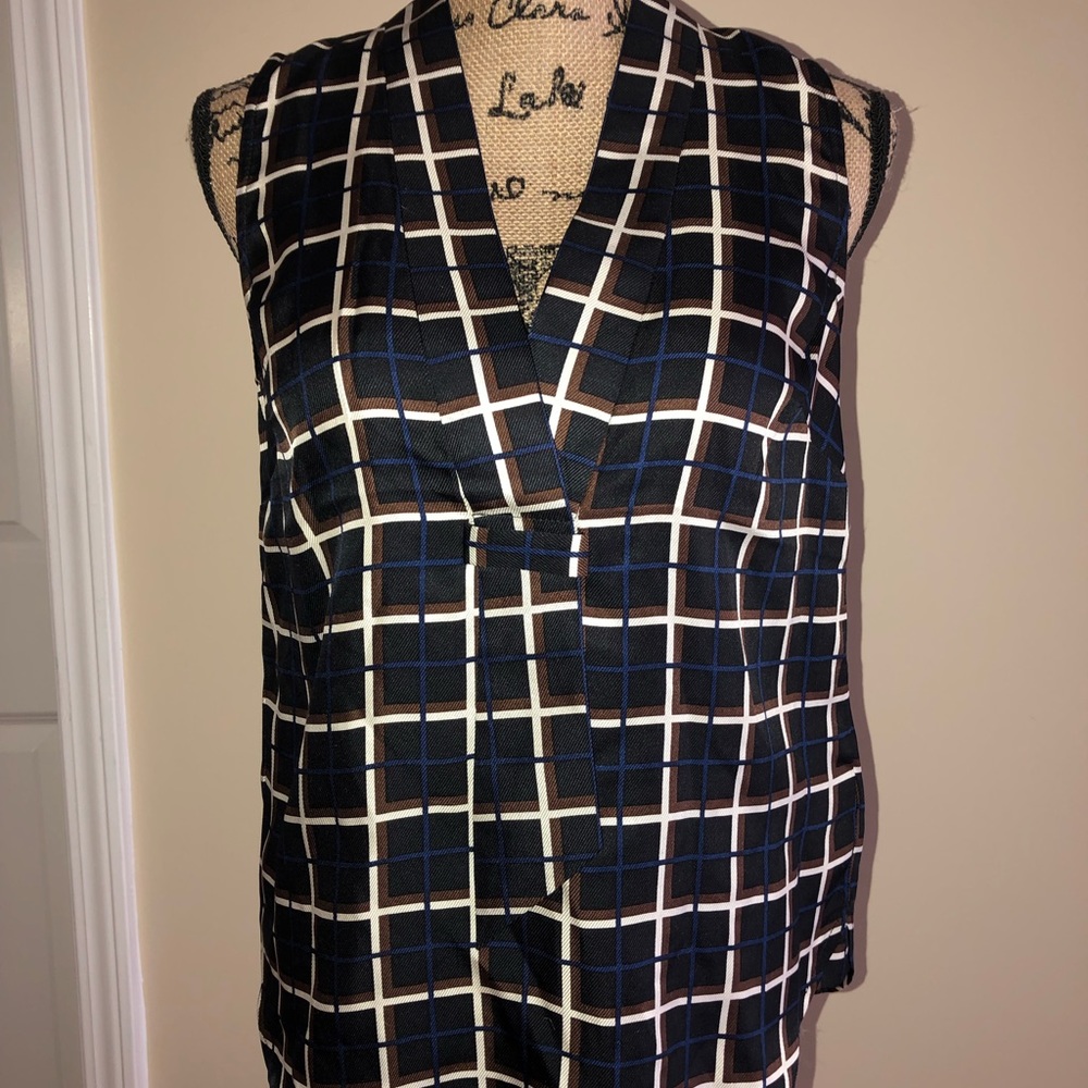NWT J. Crew V-Neck Sleeveless Top